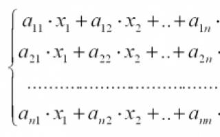 Метод крамера решения систем линейных уравнений